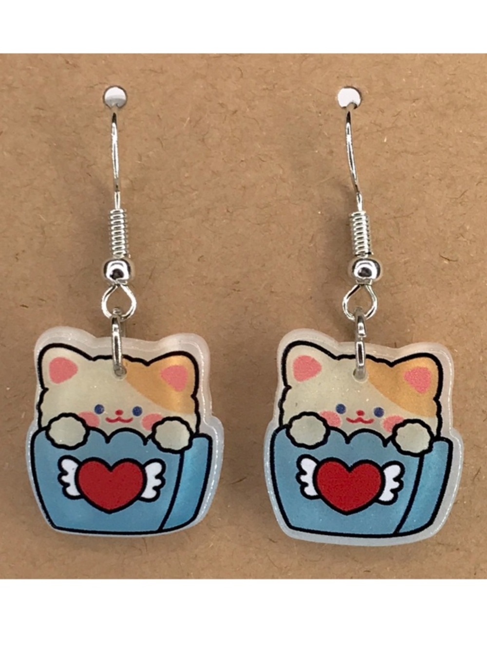 Fun Acrylic Dangle Earrings Cute Fashion Jewelry